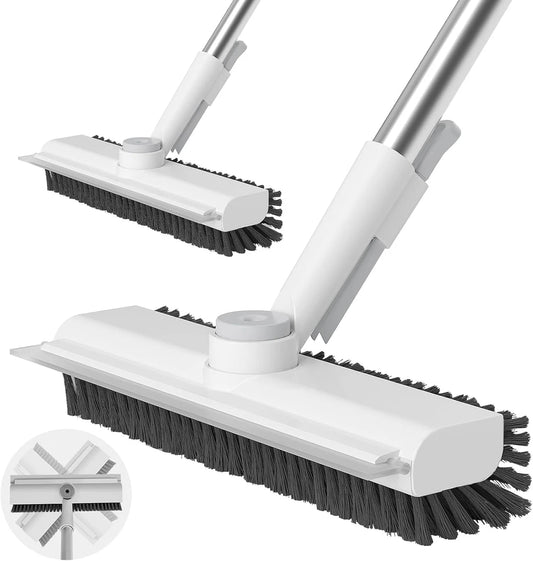 3 in 1 Long Handle Floor Scrub Brush