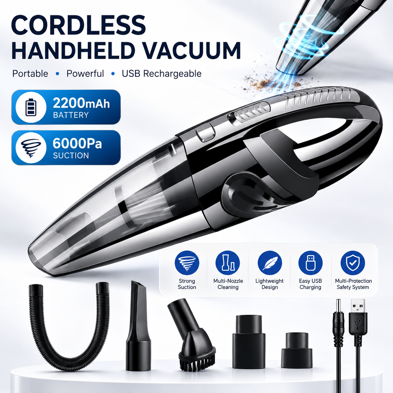 Cordless Car Detail Vacuum
