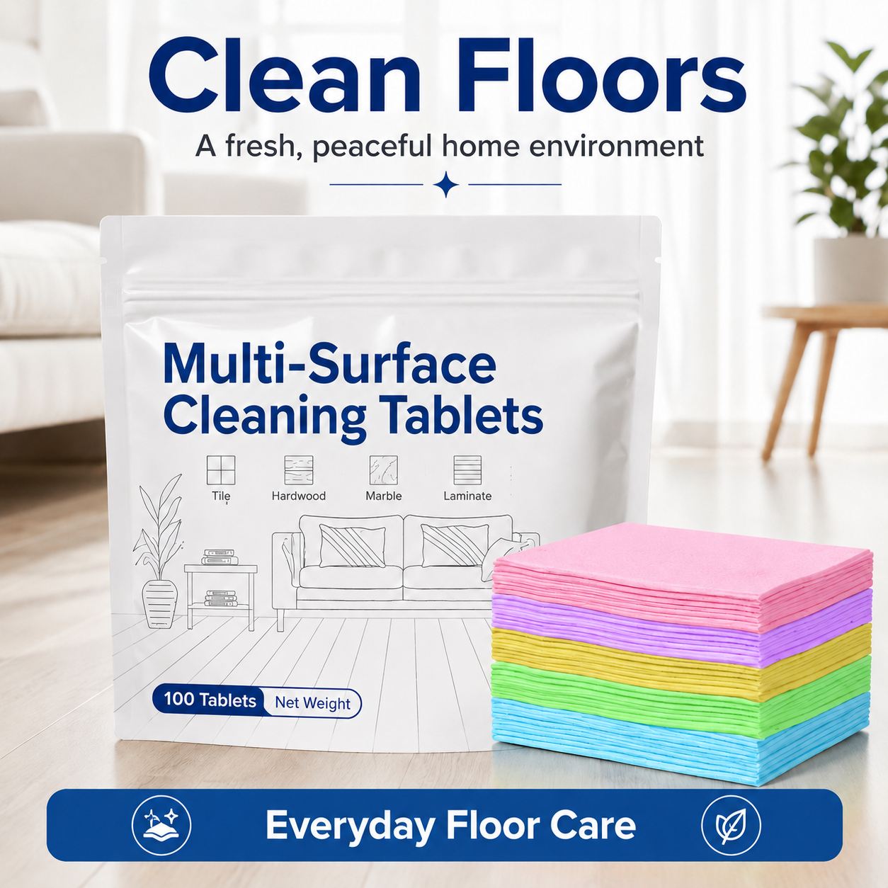 Multi-Surface Cleaning Tablets