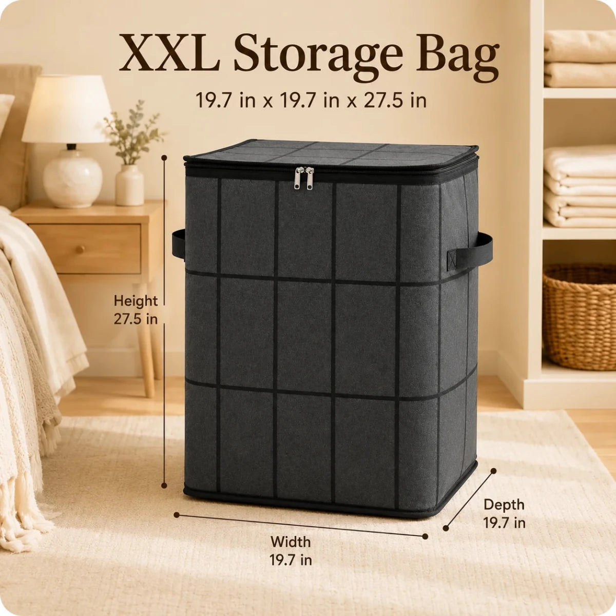 Heavy-Duty Folding Moving & Storage Tote - CleanHack Finds