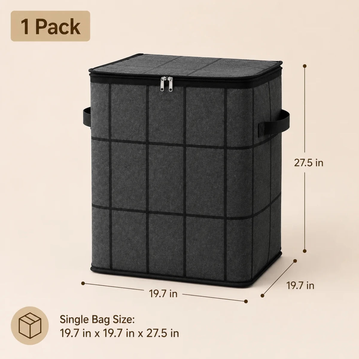 Heavy-Duty Folding Moving & Storage Tote - CleanHack Finds