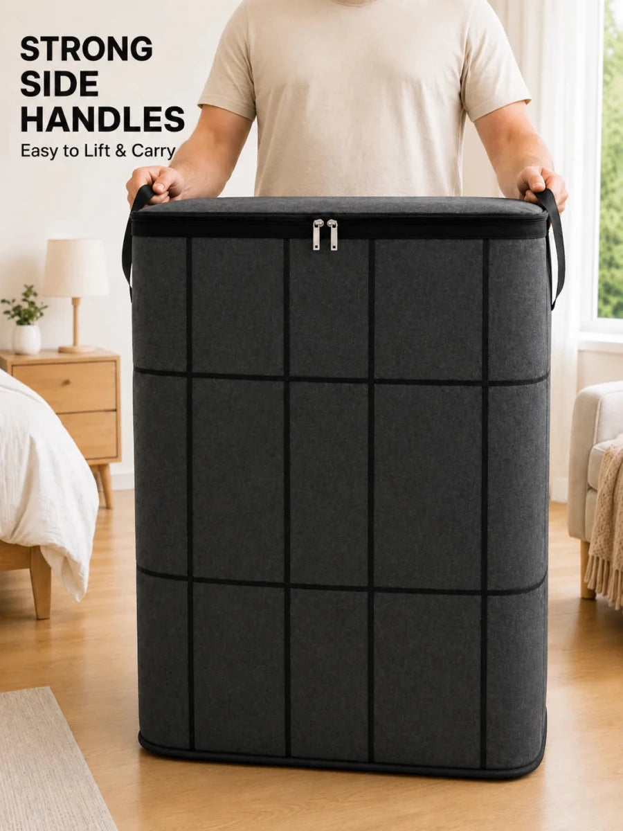 Heavy-Duty Folding Moving & Storage Tote - CleanHack Finds